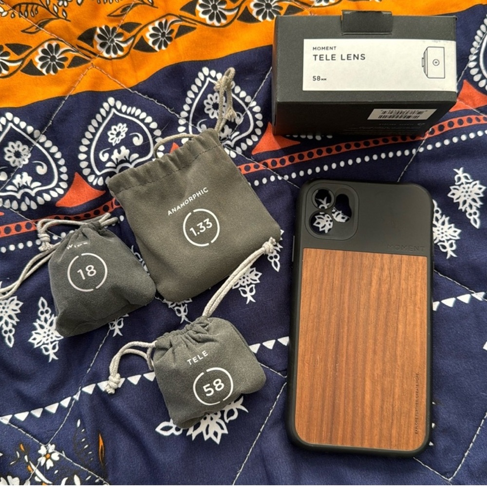 Moment M-Series Lens Bundle for iPhone 11 – Like New Lenses + Case & Extras!